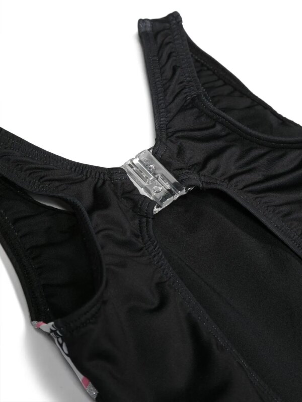 Chiara Ferragni Kids Badpak met logo - Zwart