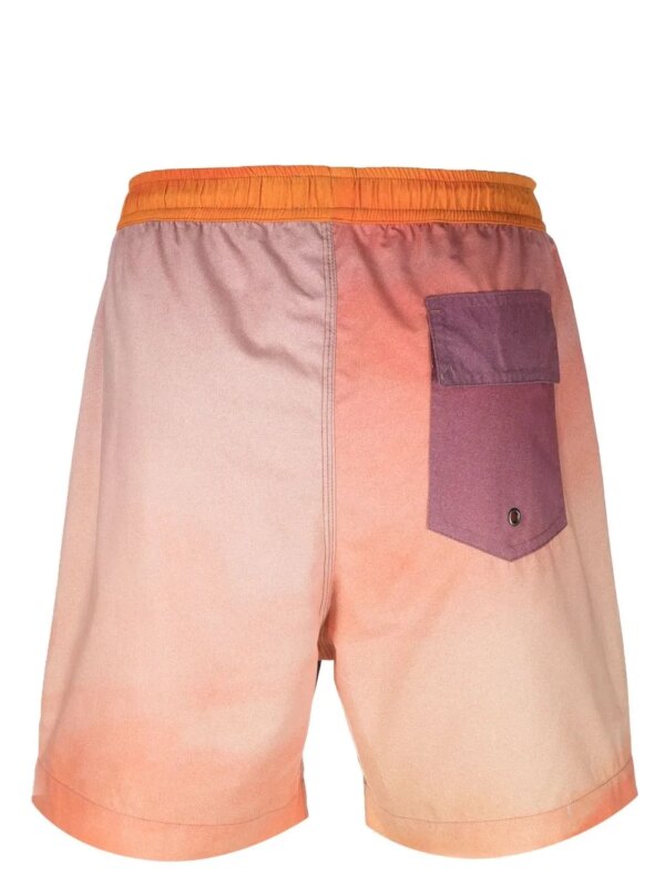 BLUE SKY INN Zwembroek met palmboomprint - Oranje