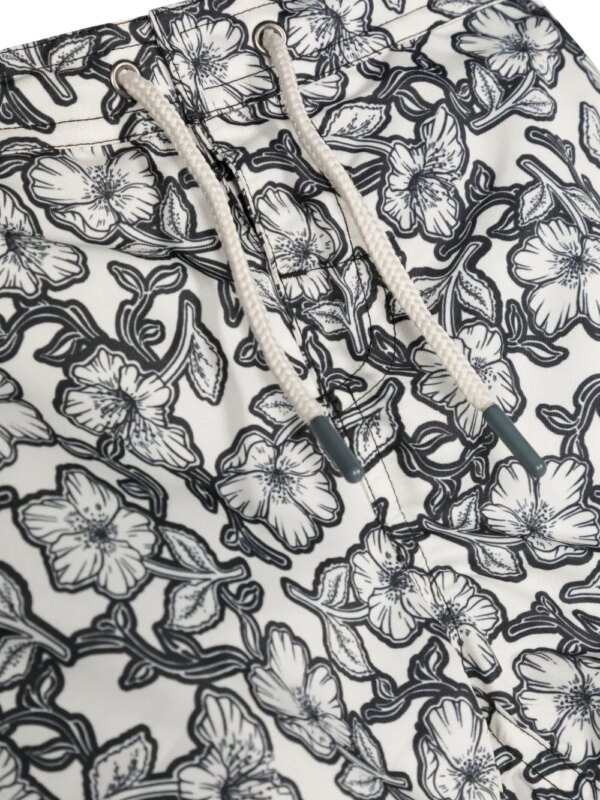 Bonpoint Zwembroek met print - Wit