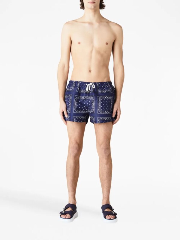 Jacquemus Zwembroek met print - Blauw