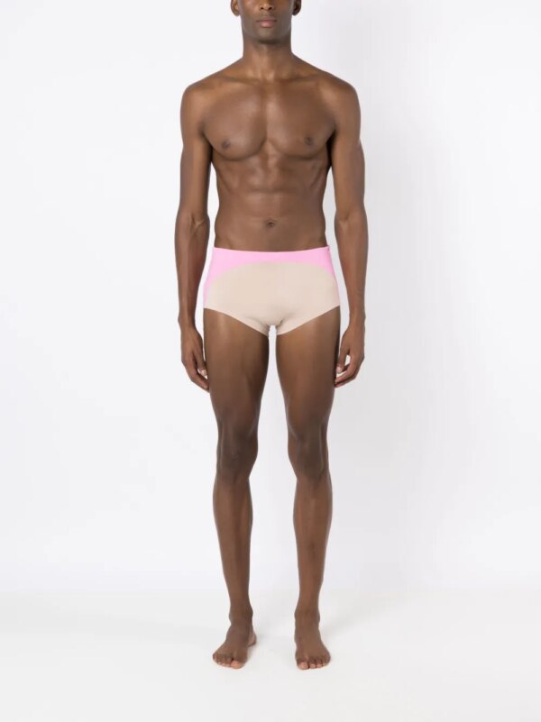 Amir Slama Zwembroek met panelen - Beige