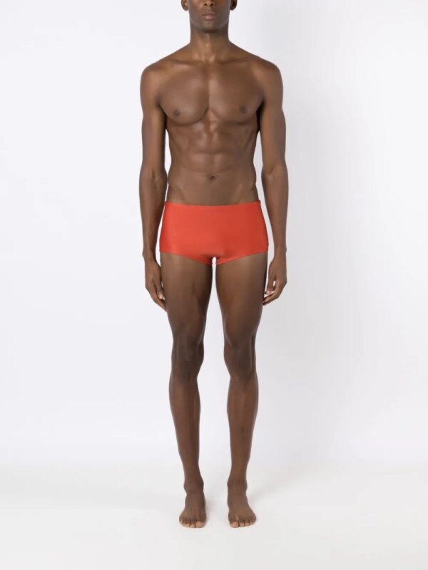 Lygia & Nanny Zwembroek met logoprint - Oranje