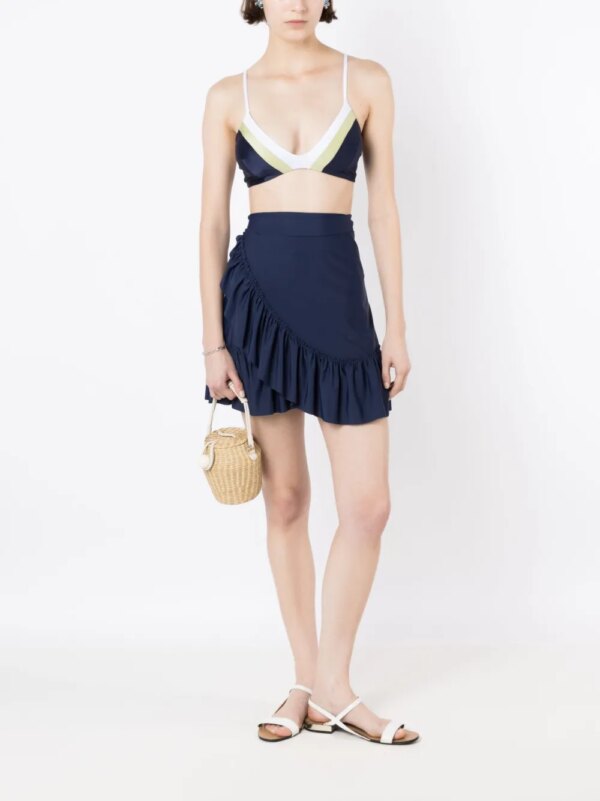 Lygia & Nanny Rok met ruches - Blauw