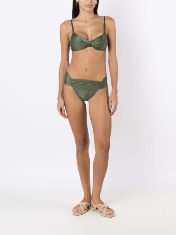 Lygia & Nanny Gedraaide bikinitop - Groen