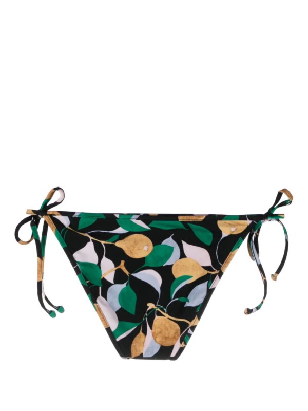 La DoubleJ Bikinislip met print - Zwart