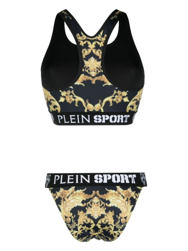 Plein Sport Bikini met barokprint - Zwart