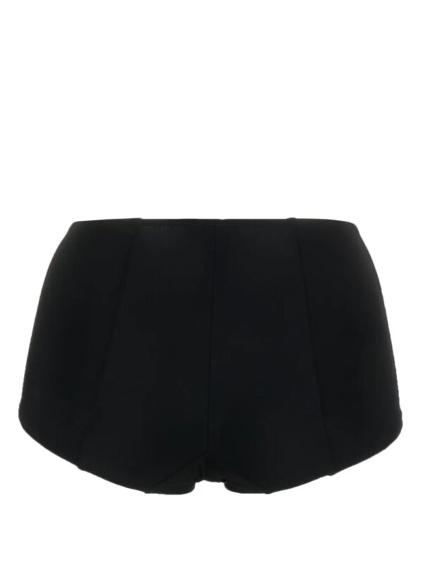 Dolce & Gabbana Bkinislip met logoplakkaat - Zwart