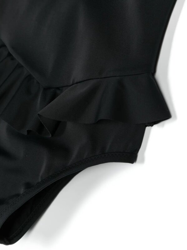 Elisabetta Franchi La Mia Bambina Badpak met logoprint - Zwart