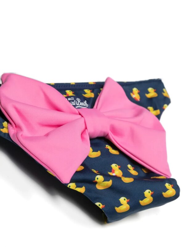 MC2 Saint Barth Kids Bikinislip met strik - Blauw