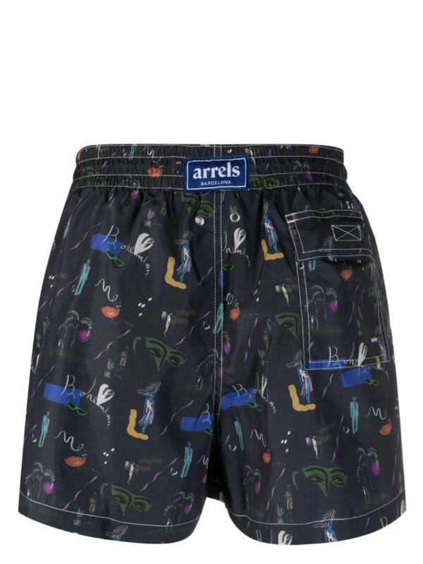 Arrels Barcelona x Cecilia Carlsted Boheme zwembroek - Blauw