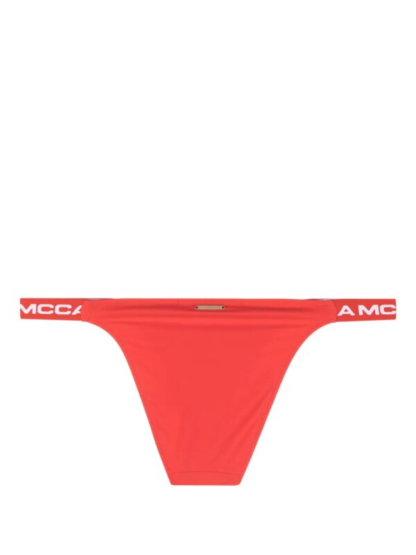 Stella McCartney Bikinislip met logoprint - Rood