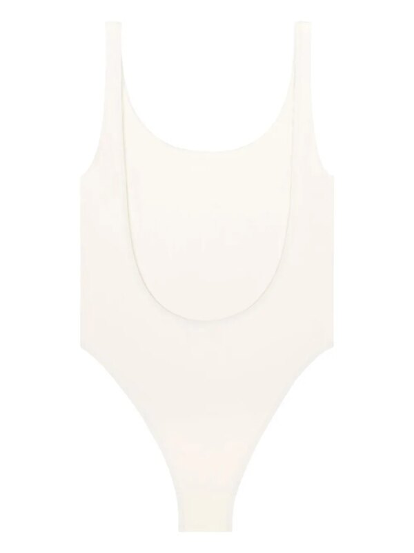 Sporty & Rich Badpak met logoprint - Beige