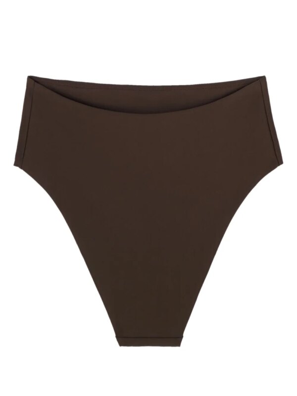 Sporty & Rich Bikinislip met logoprint - Bruin