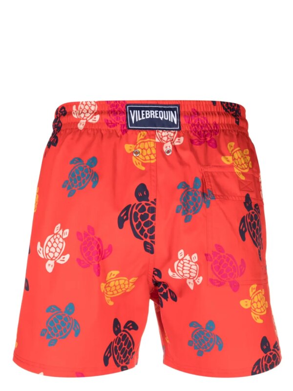 Vilebrequin Zwembroek met schildpadprint - Rood