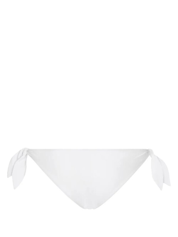 Dolce & Gabbana Bikinislip met logoplakkaat - Wit