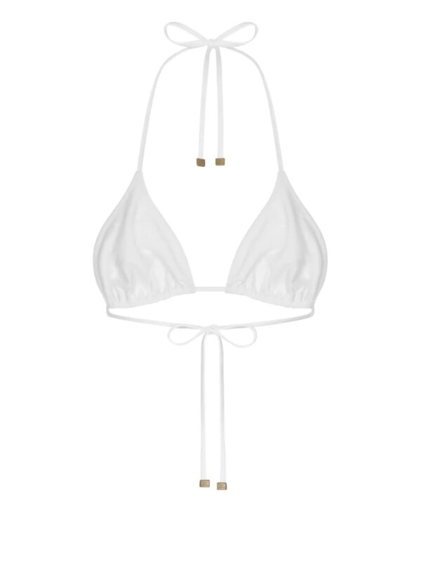 Dolce & Gabbana Triangel bikinitop - Wit
