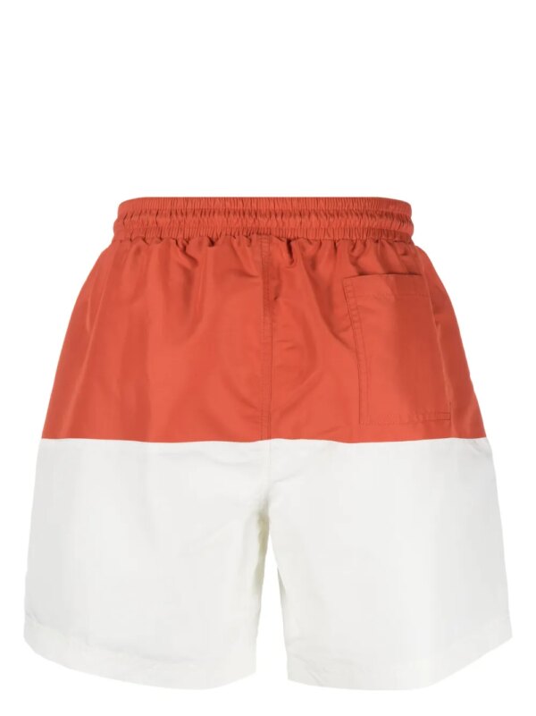 Brunello Cucinelli Shorts met vlakken - Oranje
