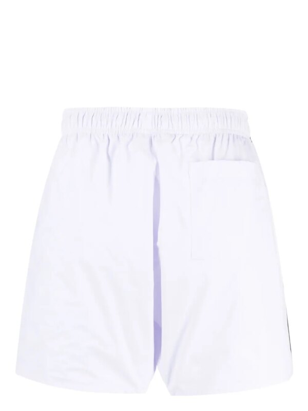 BOSS Zwembroek met logoprint - Wit