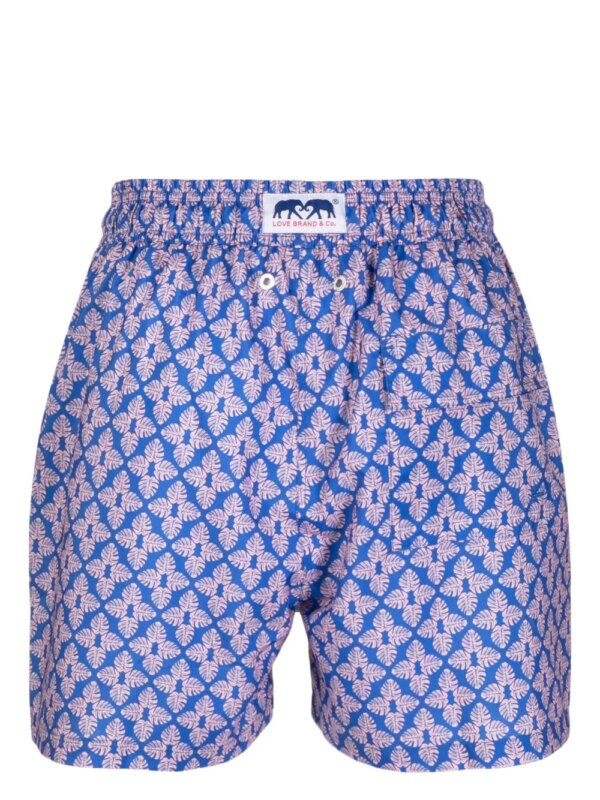 LOVE BRAND & Co. Zwembroek met trekkoord - Blauw