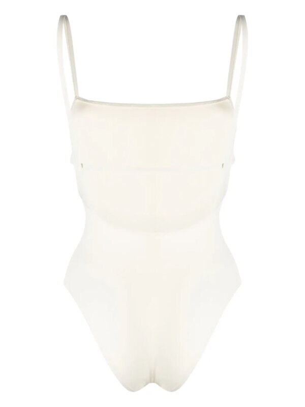LIDO Badpak met spaghettibandjes - Beige