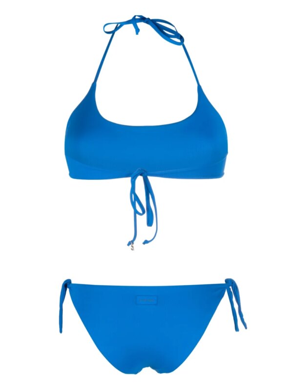 Fisico Bikini met striksluiting - Blauw