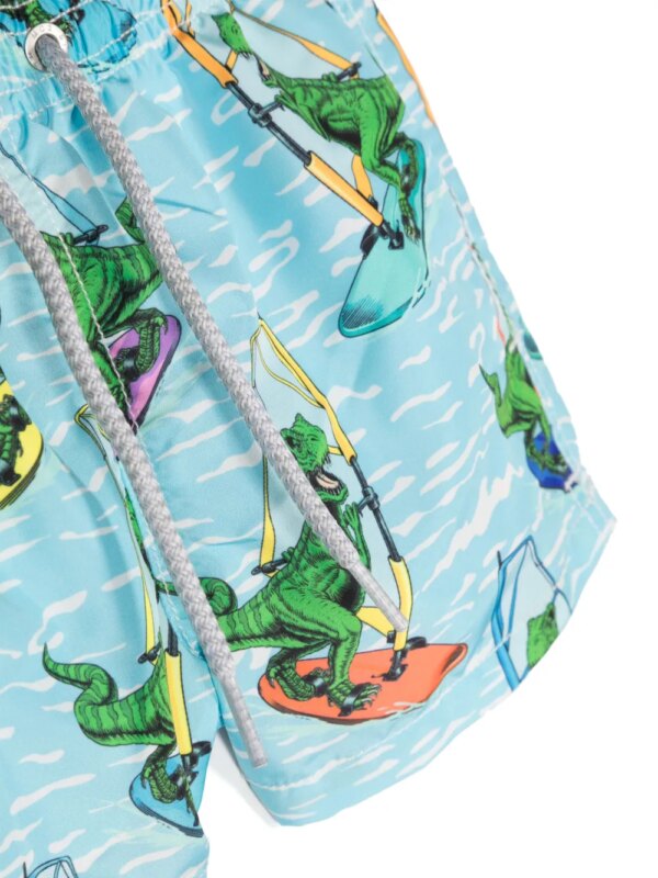 MC2 Saint Barth Kids Zwembroek met print - Blauw