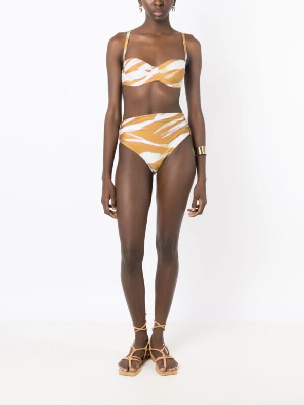 Lenny Niemeyer Oryx high waist bikinislip - Bruin