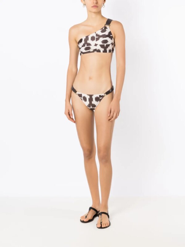 Lenny Niemeyer Asymmetrische bikinitop - Bruin