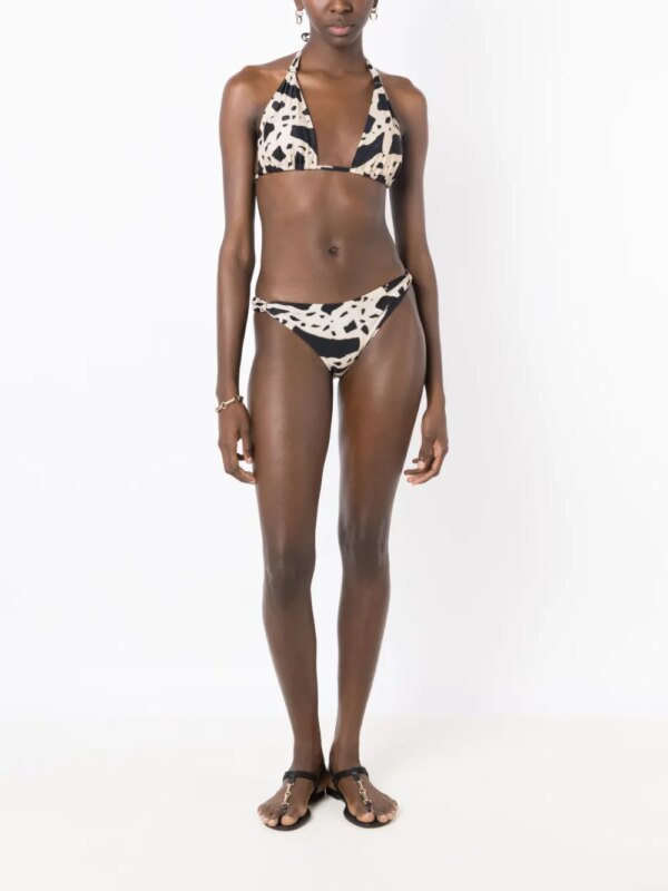 Lenny Niemeyer Bikinislip met abstracte print - Zwart