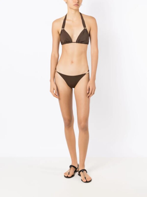 Lenny Niemeyer Classic effen bikinislip - Bruin