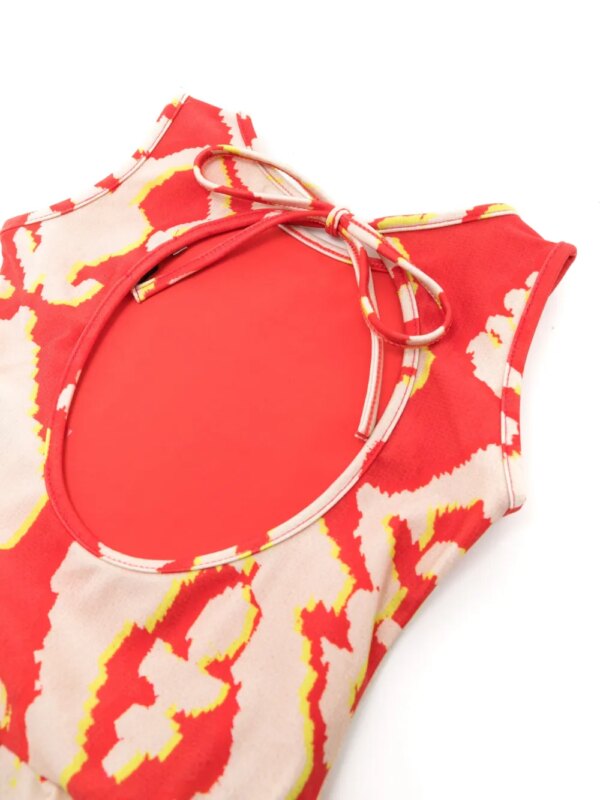 Lenny Niemeyer Turquia badpak met ruche - Oranje