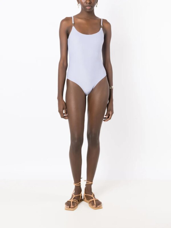 Lenny Niemeyer Badpak met diepe ronde hals - Paars