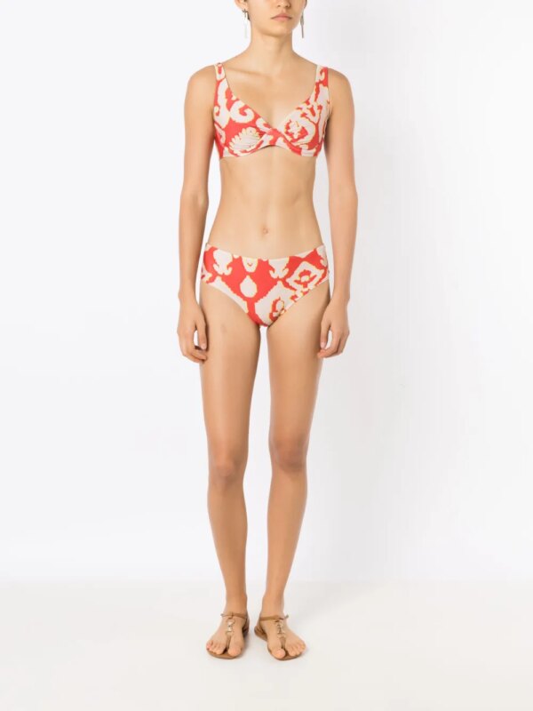 Lenny Niemeyer Bikinitop met grafische print - Rood