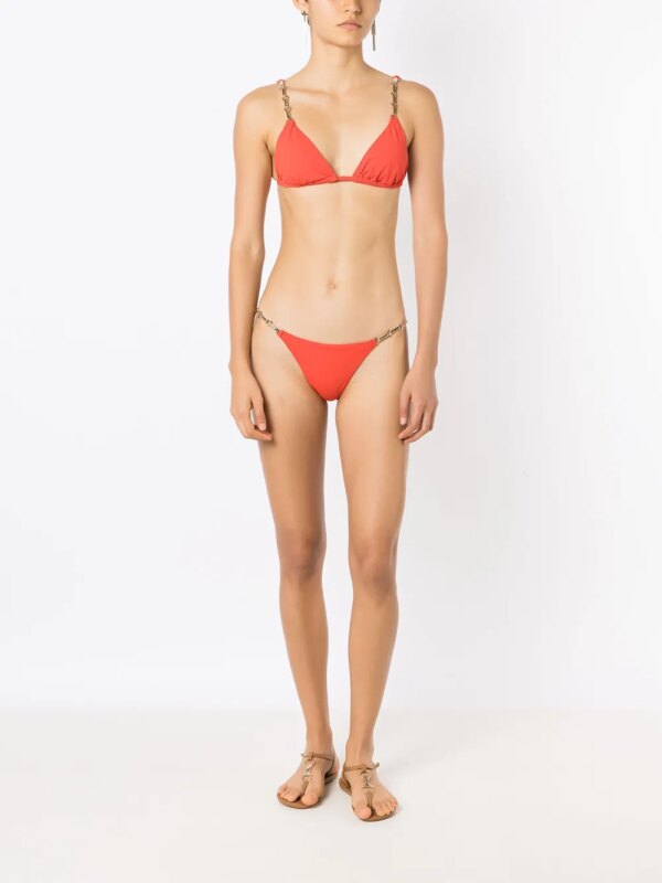 Lenny Niemeyer Bio bikinislip met kettingdetail - Rood