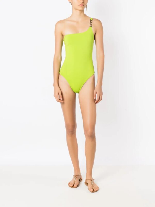 Lenny Niemeyer Asymmetrisch badpak - Groen