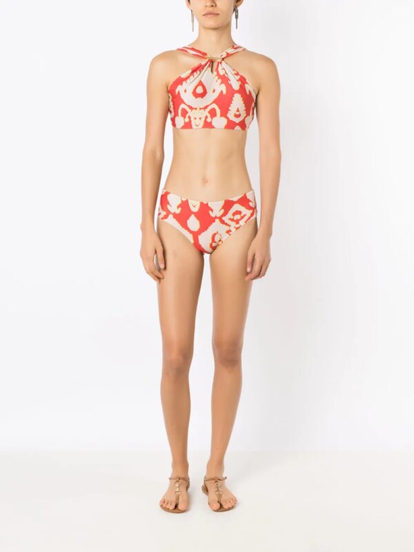 Lenny Niemeyer Bikinislip met print - Rood