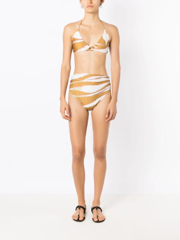 Lenny Niemeyer Oryx bikinitop met halternek - Beige