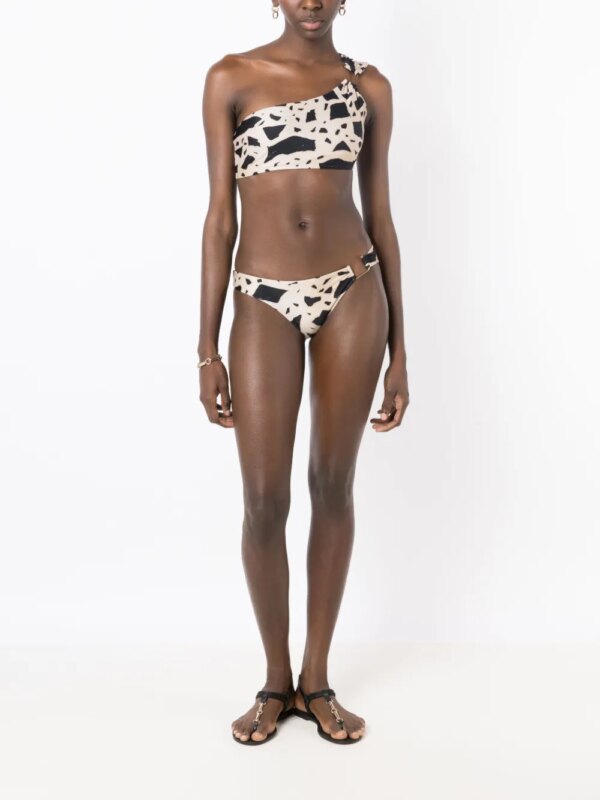 Lenny Niemeyer Asymmetrische bikinislip - Beige