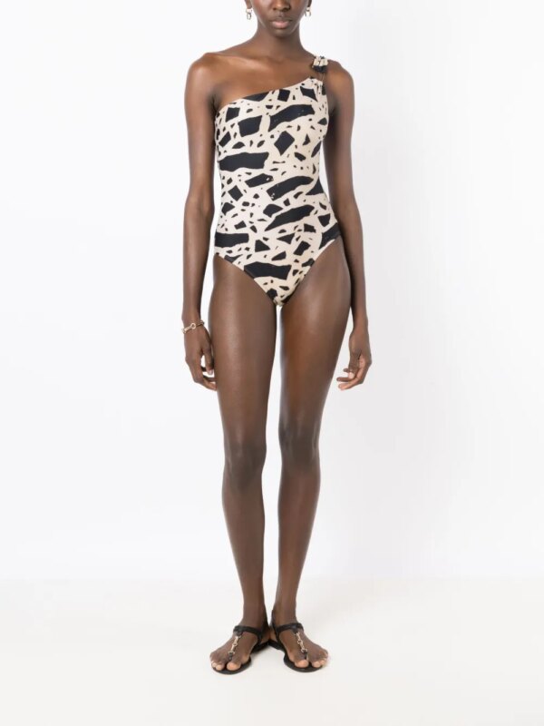 Lenny Niemeyer Asymmetrisch badpak - Zwart