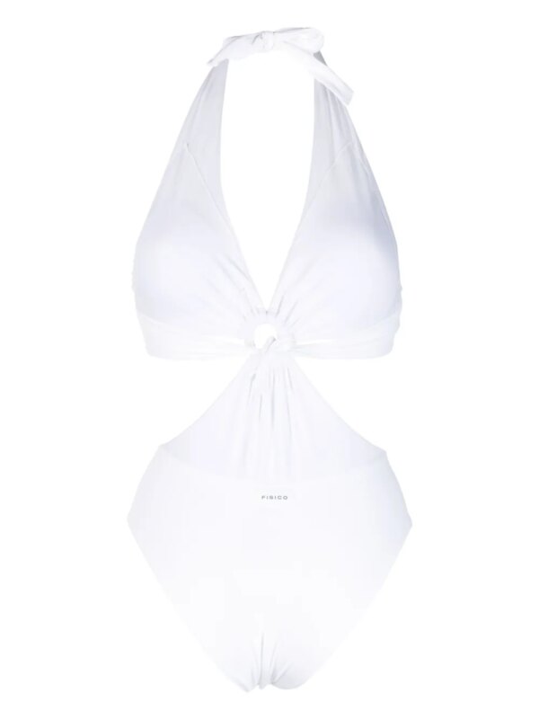 Fisico Badpak met uitgesneden detail - Wit