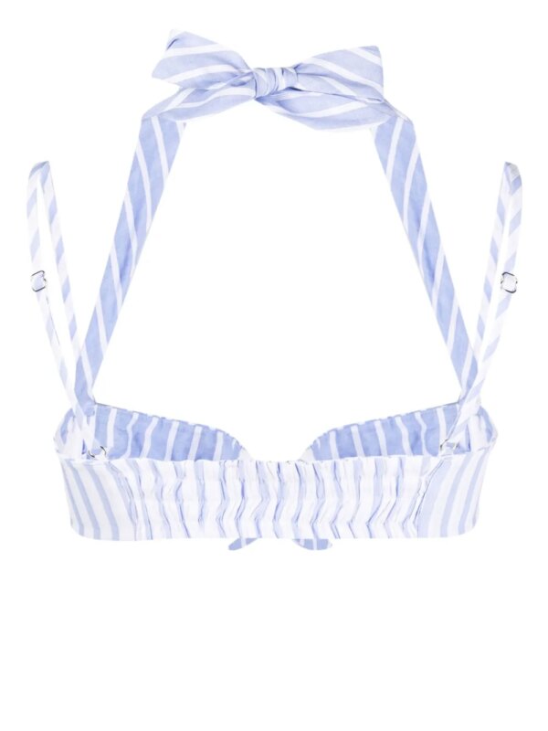 Ermanno Scervino Broderie anglaise bikinitop - Blauw