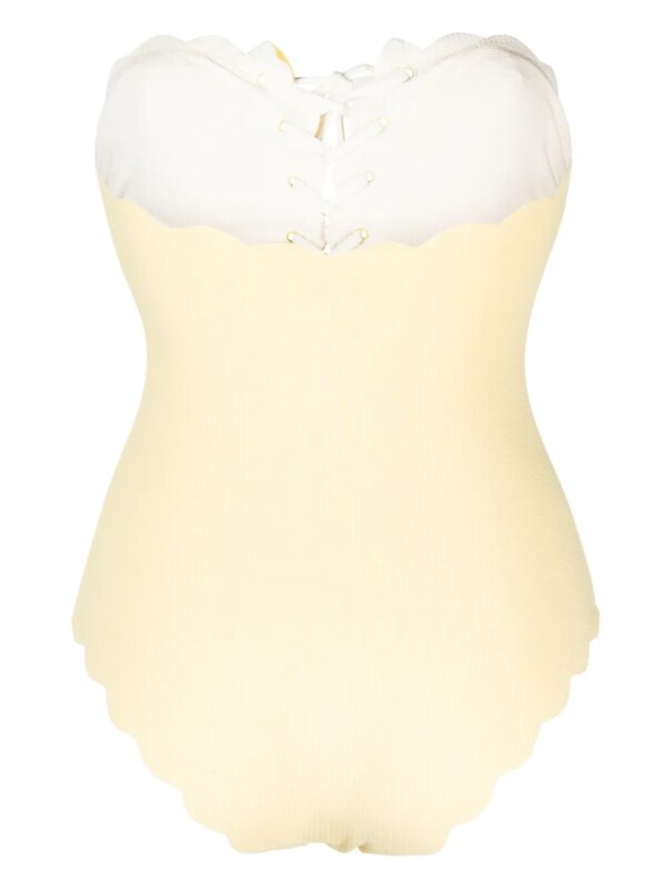 Marysia Strapless badpak - Geel