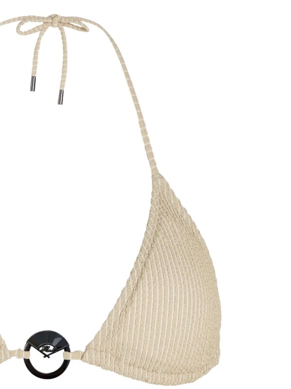 Karl Lagerfeld Fan Charm triangel bikinitop - Beige