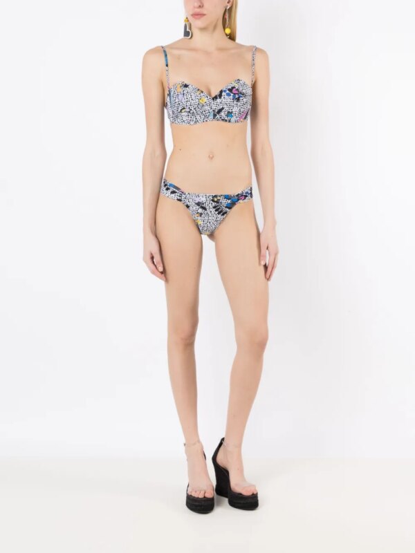 Amir Slama Bikini met print - Veelkleurig