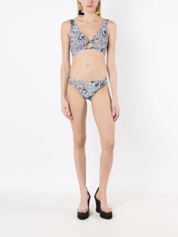 Amir Slama Bikini met print - Veelkleurig