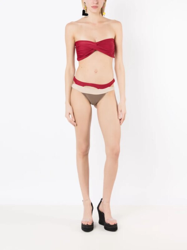 Amir Slama Bikini met uitgesneden detail - Rood