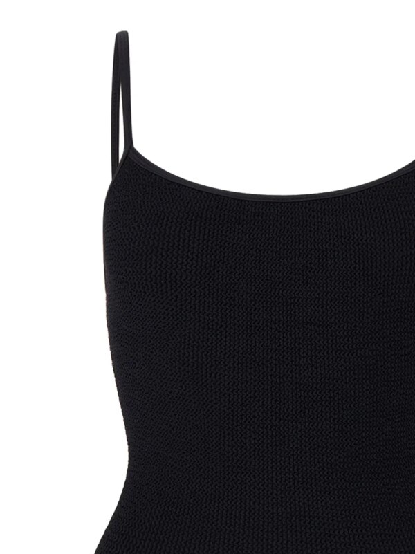 Hunza G Badpak met gekreukt effect - Zwart