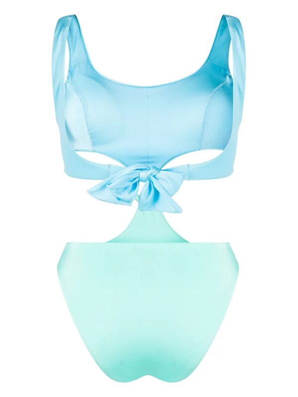 Noire Swimwear Badpak met uitgesneden detail - Blauw