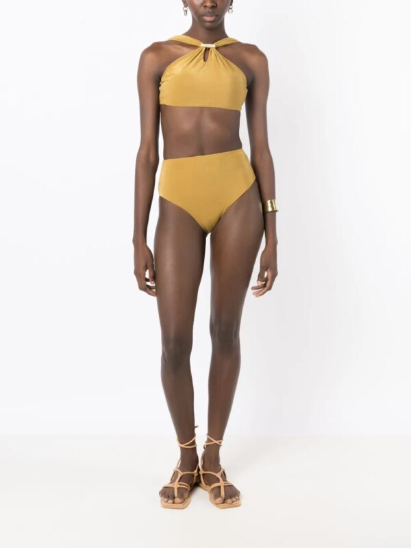 Lenny Niemeyer High waist bikinislip - Geel