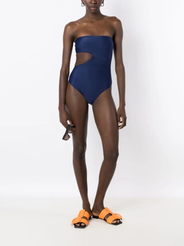 Gloria Coelho Strapless badpak - Blauw